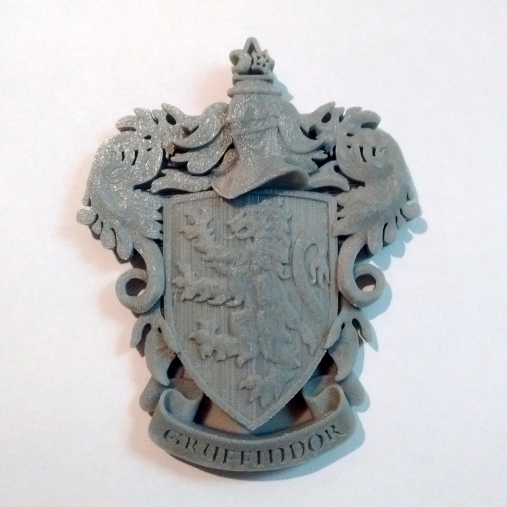 Gryffindor Coat of Arms Wall/Desk Display - Harry Potter image