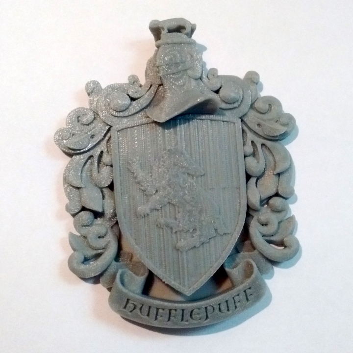 Hufflepuff Coat of Arms Wall/Desk Display - Harry Potter image