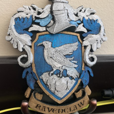 Picture of print of Ravenclaw Coat of Arms Wall/Desk Display - Harry Potter