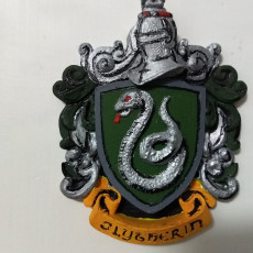 Picture of print of Syltherin Coat of Arms Wall/Desk Display - Harry Potter