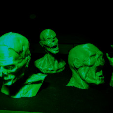 Picture of print of Zombie Bust