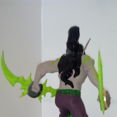 Picture of print of Illidan from Heroes Of The Storm!