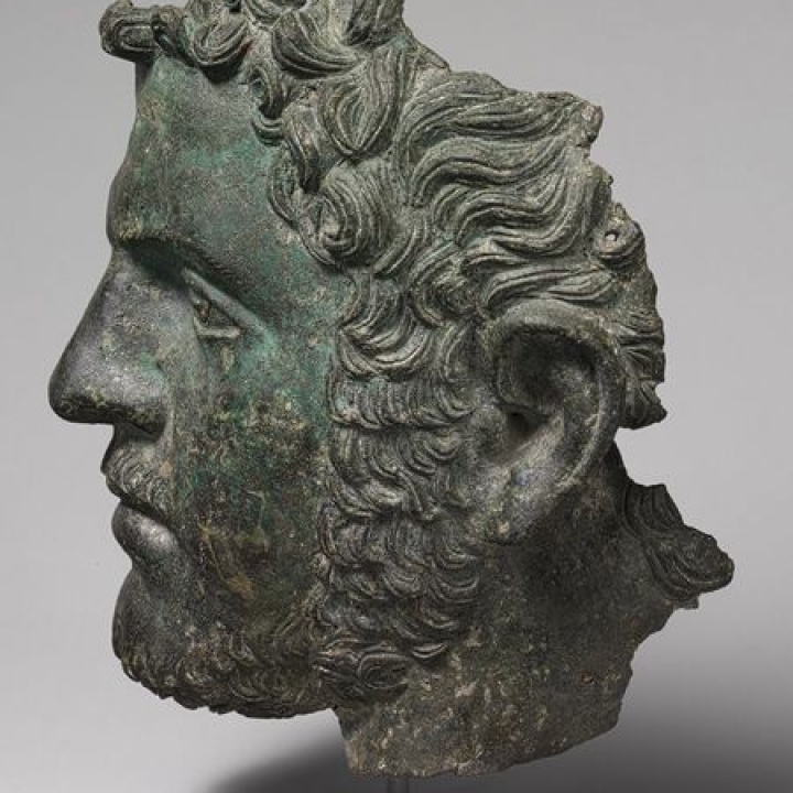 Fragmentary bronze portrait of Caracalla at The Metropolitan Museum of Art, New York image