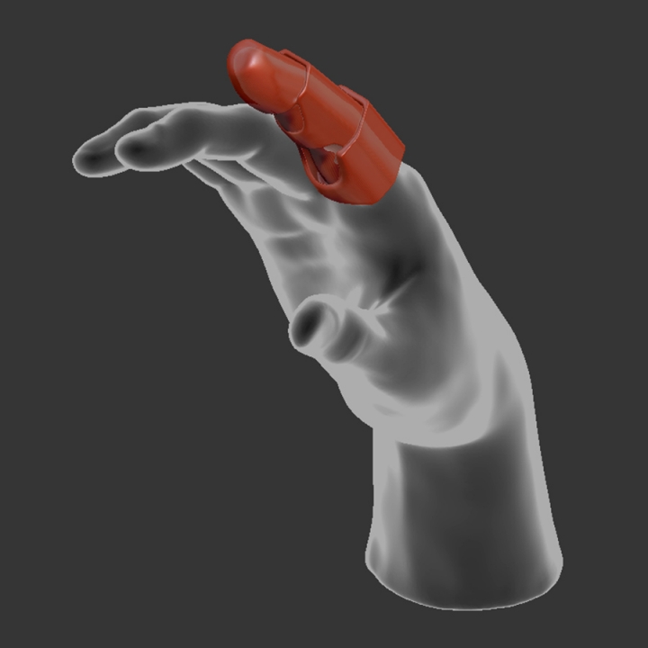Iron man finger - test print - ninjaflex image