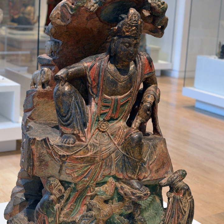 Guanyin on a Dragon Throne at The Royal Ontario Museum, Ontario image