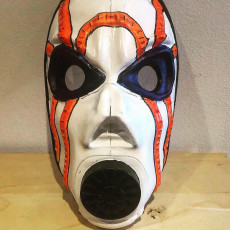 Picture of print of borderlands Psycho Wearable Mask