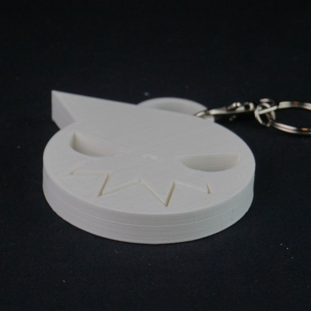 3D Printable Soul Eater Keychain by Nicholas Martinez