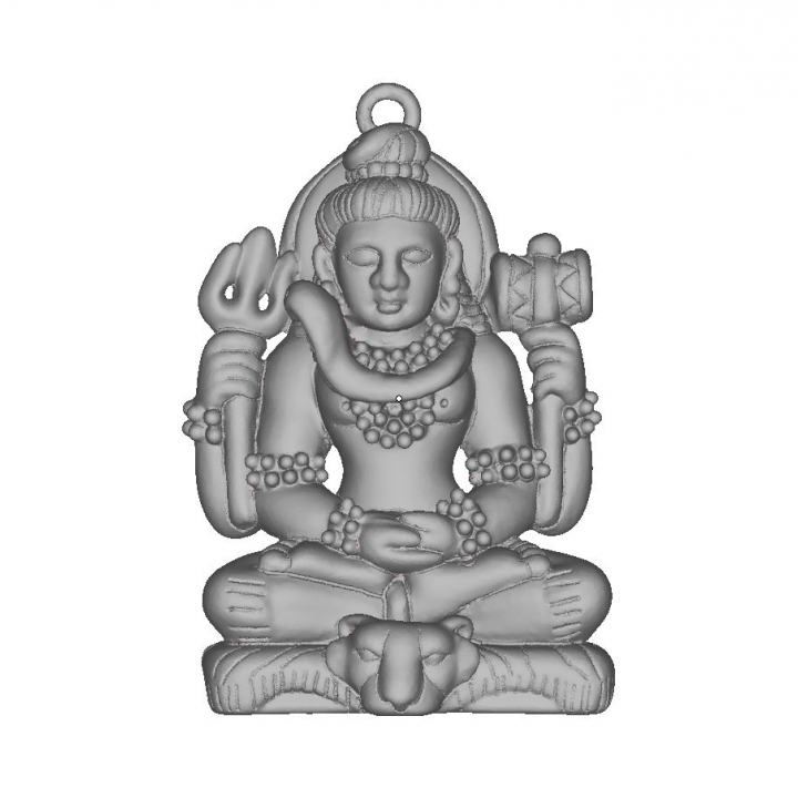 Pendant God Shiva ,Durga,& fish image