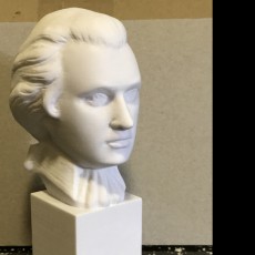 Picture of print of Bust of Mozart at The Réunion des Musées Nationaux, Paris