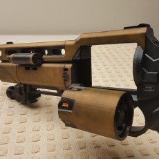 Picture of print of Fatebringer hand cannon from Destiny