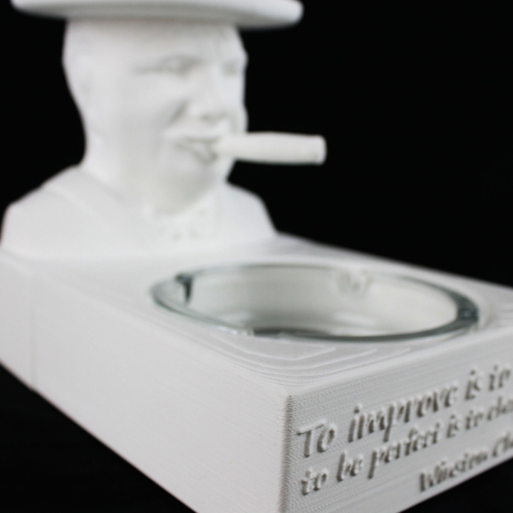 Sir Winston Churchill's ashtray holder image