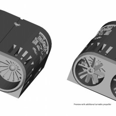 Picture of print of Jet Engine Housing for Rear Bike Light