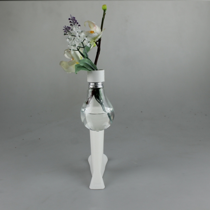 Vase from a Lightbulb - Art Deco Style image