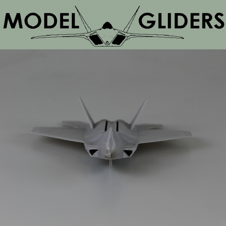 F22 Flying Glider Powered by an Elastic Band image