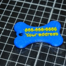 Picture of print of Simple Pet tag