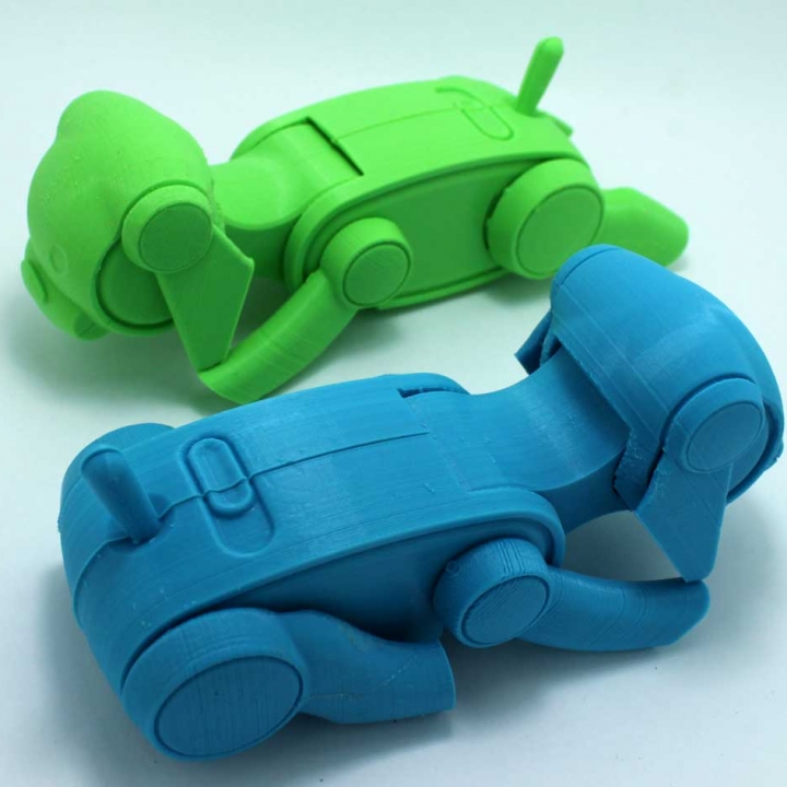 3D Printable Gizmo Robotic Dog by Jake Jake