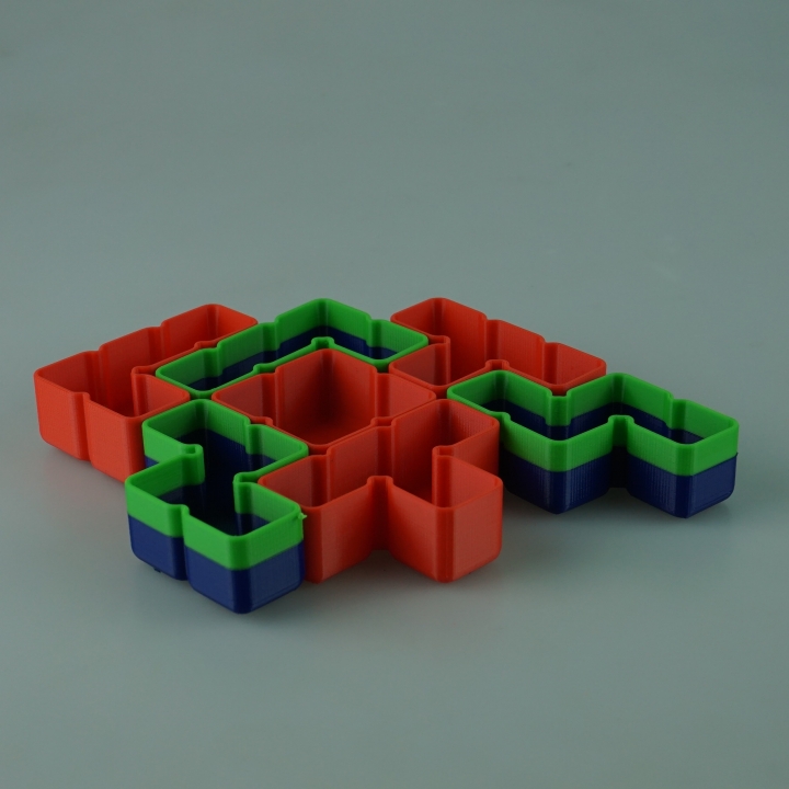 Tetris parts planters set image