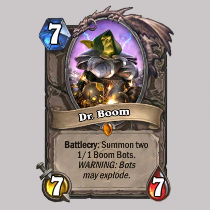 DR BOOM! bust from Hearthstone! image