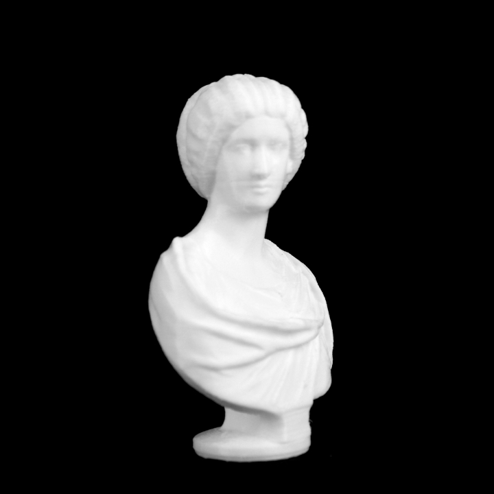 Marble Bust of a Roman Woman at The British Museum, London image