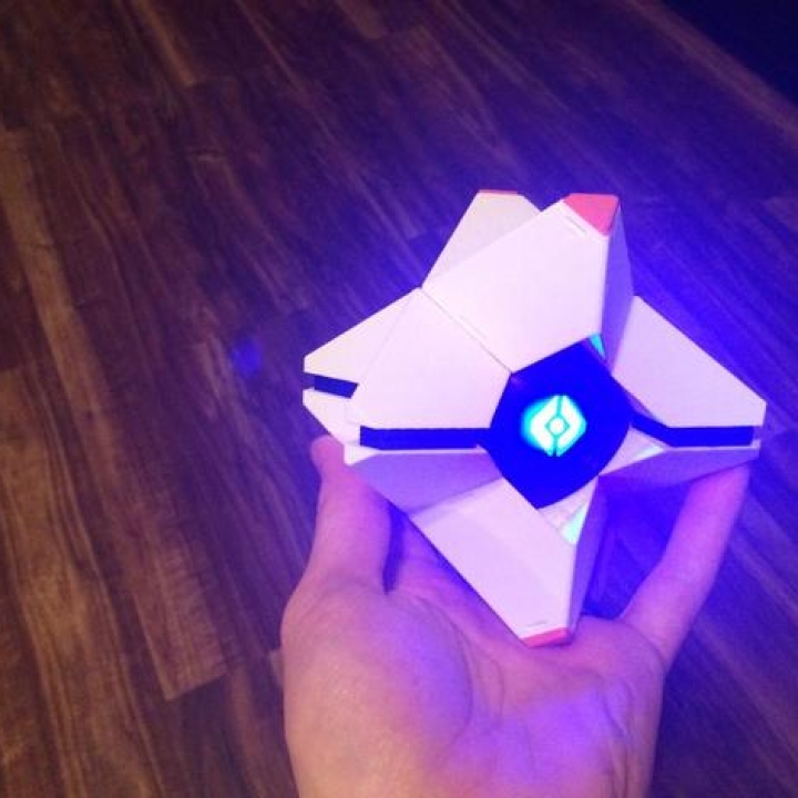 LARGE Destiny Ghost Fully Detailed Model, LED Illuminated, no supports! image