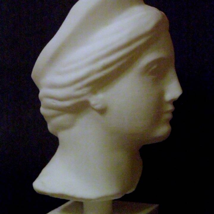 Marble Head of a Goddess at The Metropolitan Museum of Art, New York image