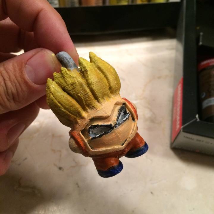 3D Printable Super Saiyan Marvin by Andy de Bruin