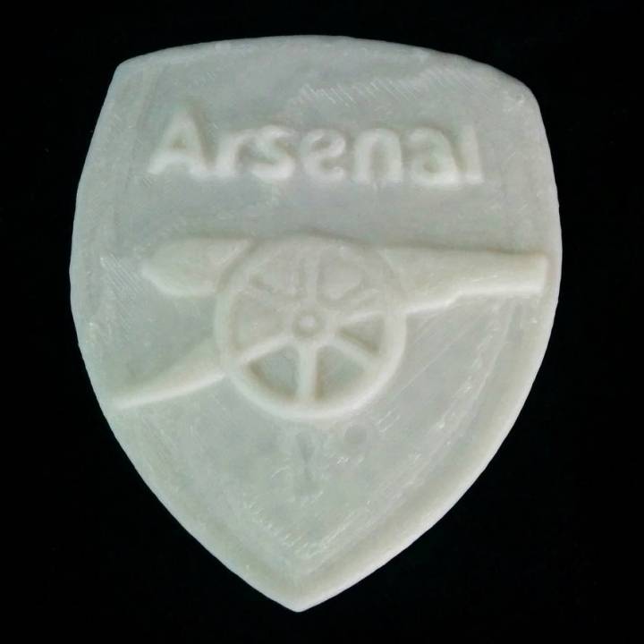 Arsenal Crest at The Emirates Stadium, London image