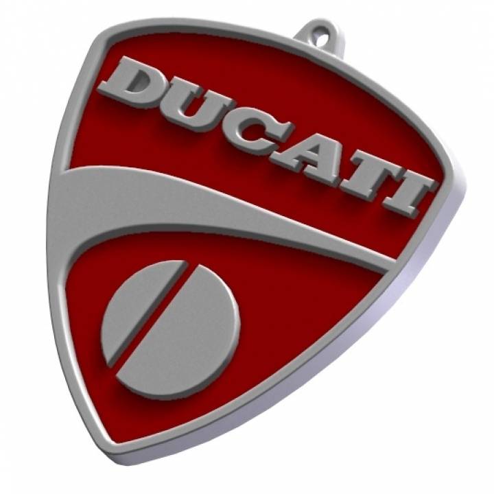 Ducati logo keychain image