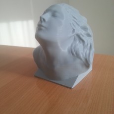 Picture of print of Bust of Eleonora Duse at The Gallery of Modern Art of the Palazzo Pitti in Florence, Italy