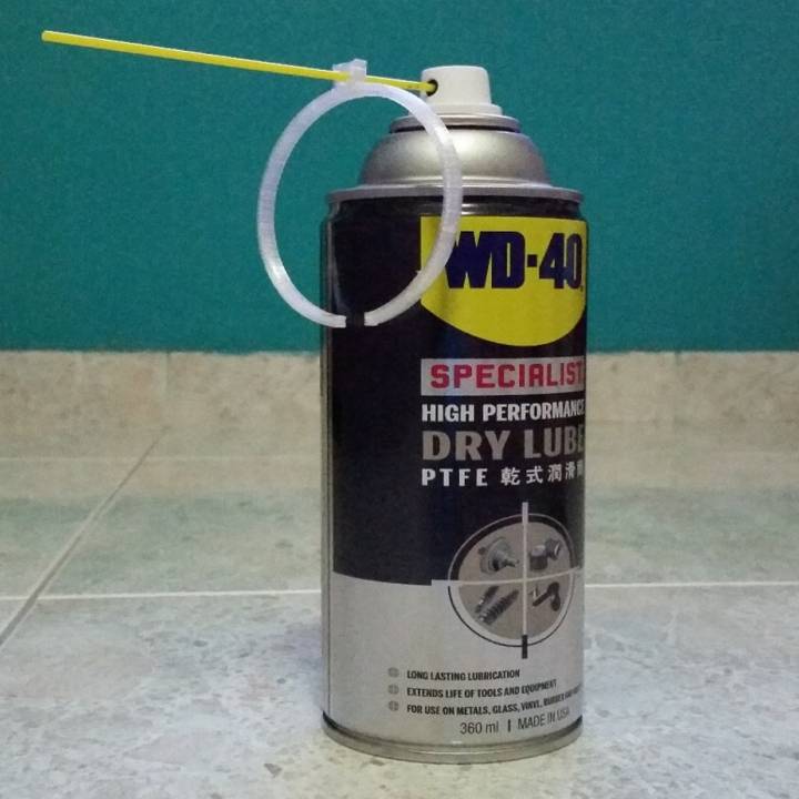 WD-40 360ml can straw holder image
