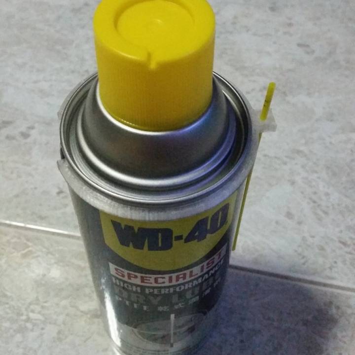 WD-40 360ml can straw holder image