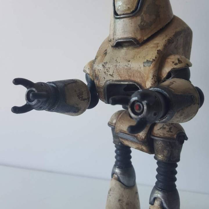 3D Printable Fallout 4 - Protectron Action Figure by Daniel Lilygreen