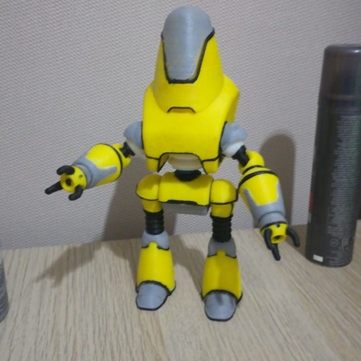 3D Print Of Fallout 4 - Protectron Action Figure By Maxik