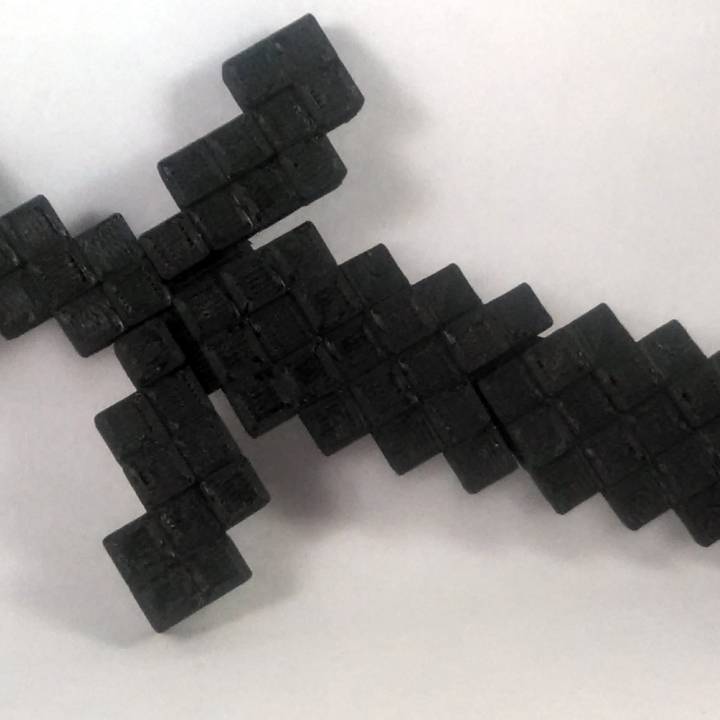 3D Printable Minecraft Sword by Mischief Company