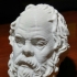 Socrates at The Louvre, Paris print image