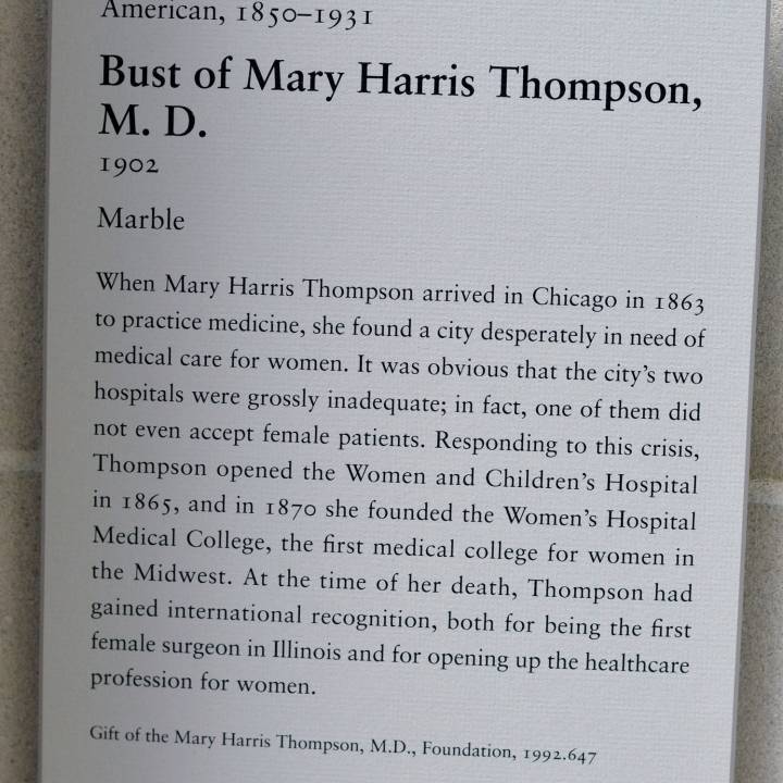 Mary Harris Thompson at The Art Institute of Chicago, Illinois image