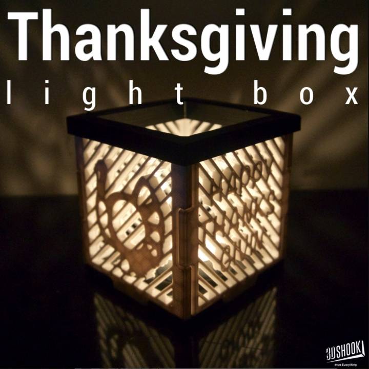 Thanksgiving - turkey light box image