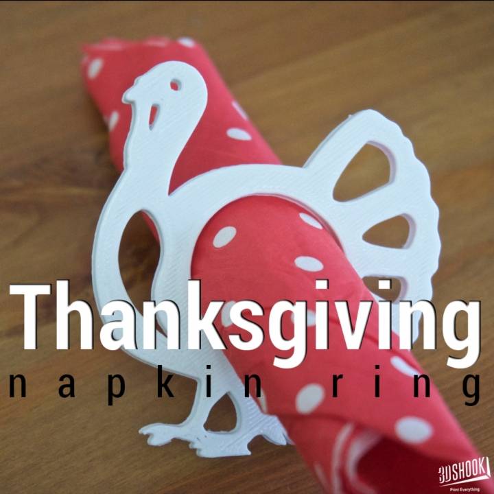 Thanksgiving - turkey napkin ring image