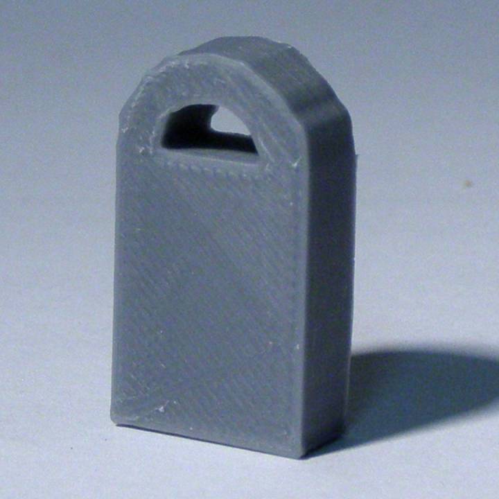 Memory stick holder with bumps in the connector image
