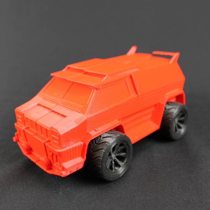 3D Printable Rocket League Car Merc by Rikesh Dhirajlal