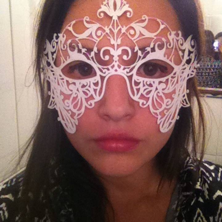 Lace pattern mask image