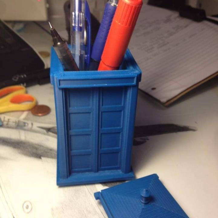 Doctor Who Tardis Pencil Case image