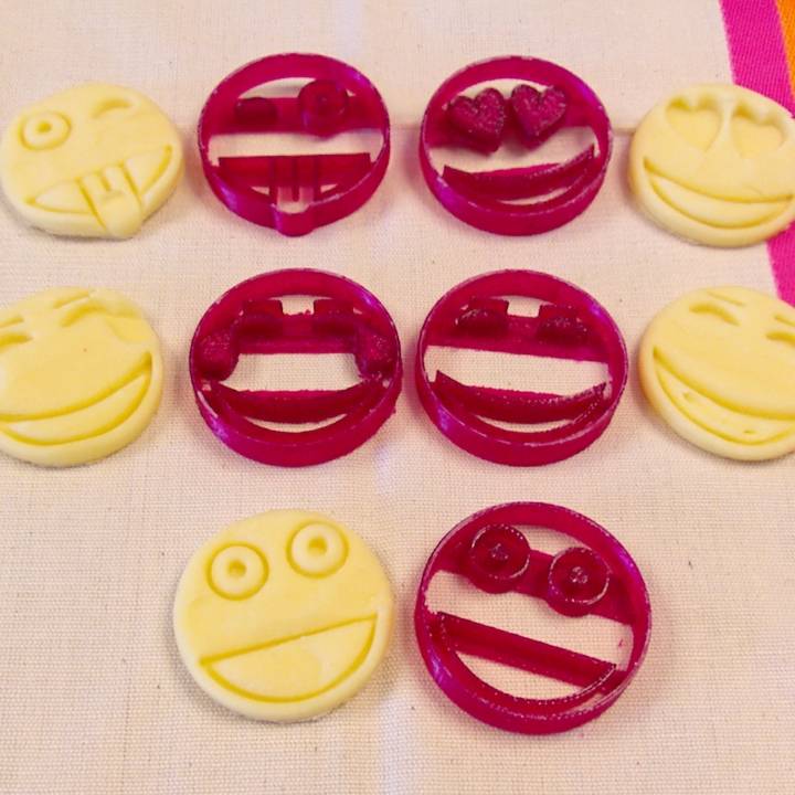 Emoji biscuit templates for your kitchen image