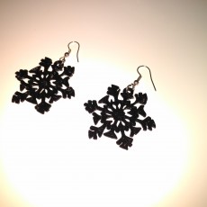 Picture of print of Snowflake Earings