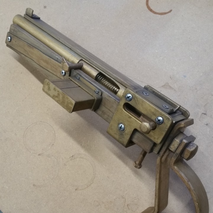 3d print of fallout 4 pipe pistol by lilykill