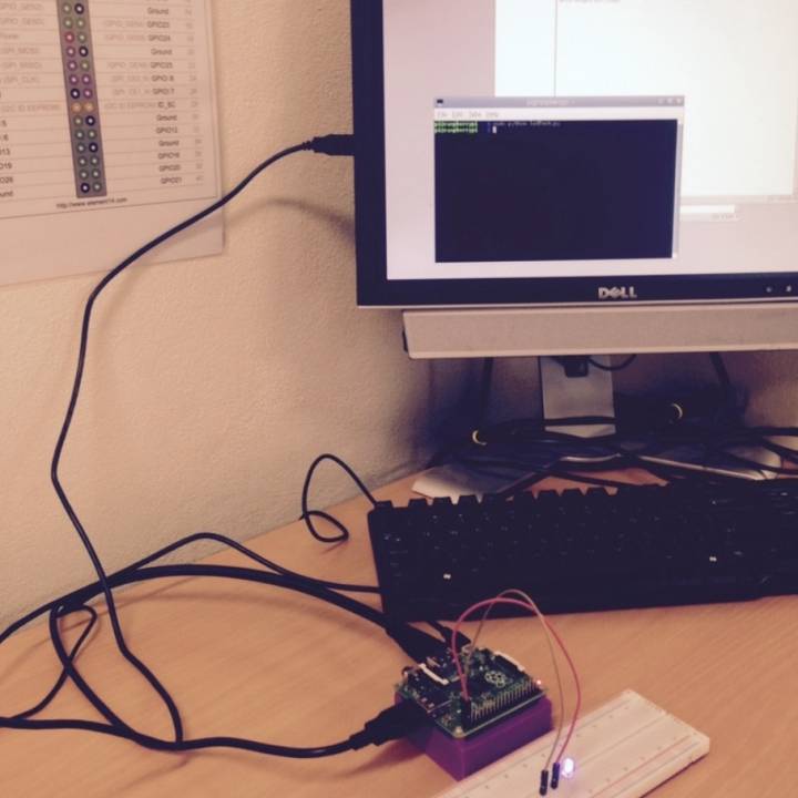 3D Printable piPad - Raspberry Pi Prototyping Board by Timi Clark