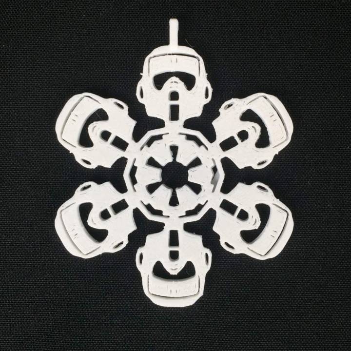 Scout Trooper Flake Christmas Decoration image