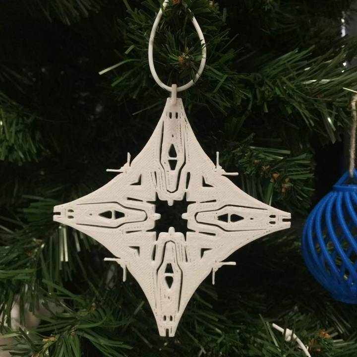 A-Wing Flake Christmas Decoration image
