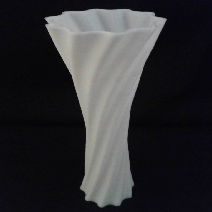 Spiral texture vase image