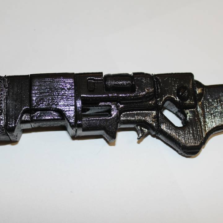 3D Printable Institute Laser Rifle from Fallout 4 by Maximilian N